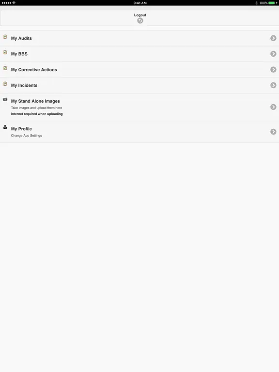 Tangkapan skrin My Insight iPad 