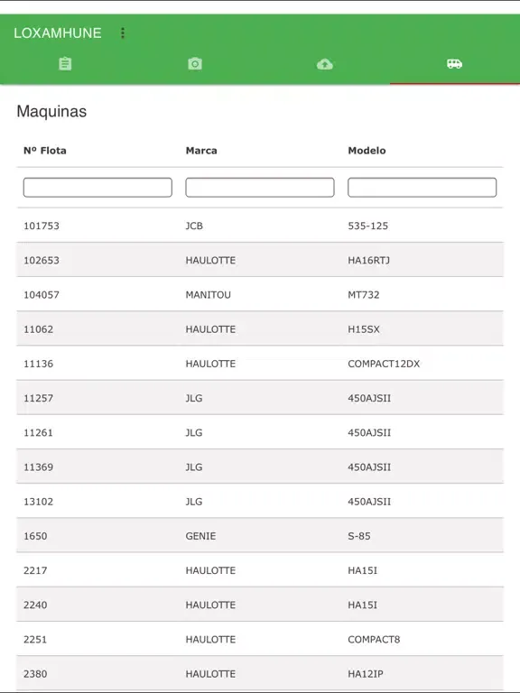 Loxam Hune Gestor Multimedia iPad 应用截图