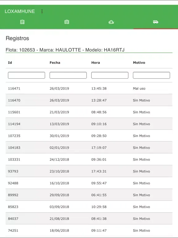 Loxam Hune Gestor Multimedia iPad 应用截图
