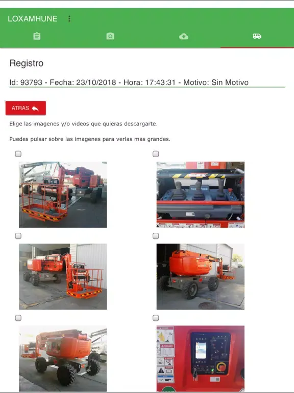 Loxam Hune Gestor Multimedia iPad 应用截图