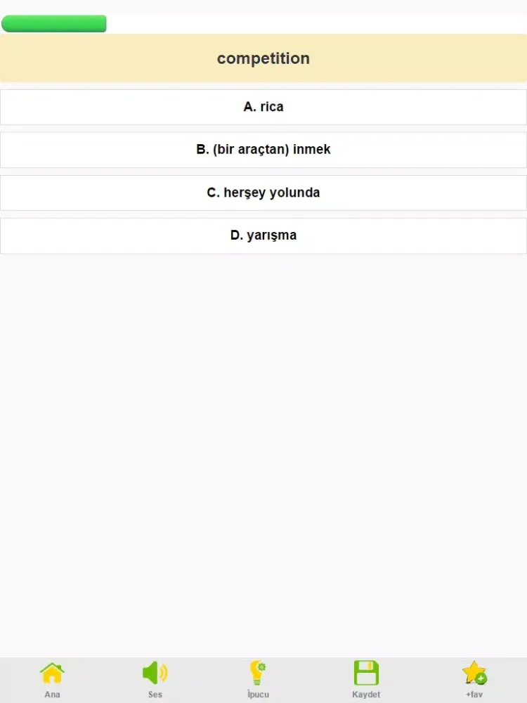 StudyTeog, TEOG sınavı için akıllı ingilizce kelime çalışma uygulaması. iPad  스크린샷