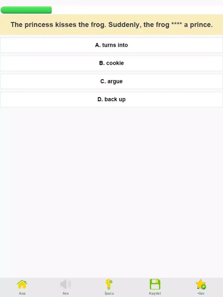 StudyTeog, TEOG sınavı için akıllı ingilizce kelime çalışma uygulaması. iPad  스크린샷