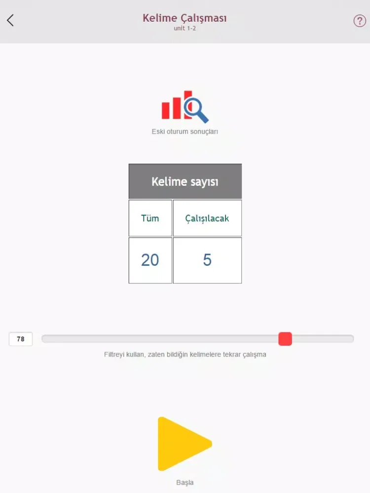 StudyTeog, TEOG sınavı için akıllı ingilizce kelime çalışma uygulaması. iPad  스크린샷