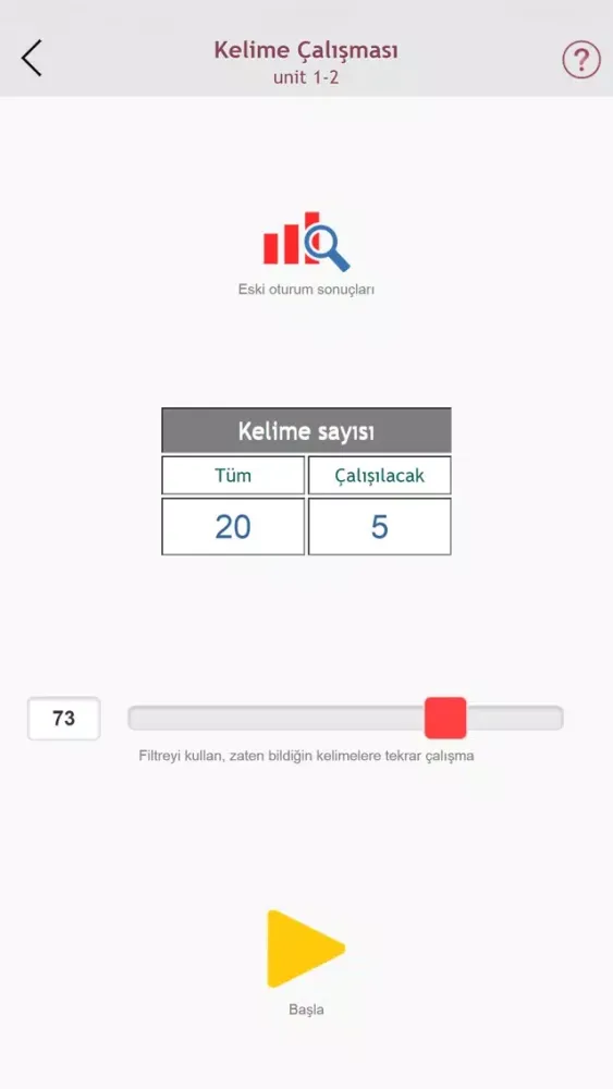 StudyTeog, TEOG sınavı için akıllı ingilizce kelime çalışma uygulaması. 스크린샷