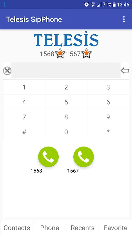 Capturas de pantalla de Telesis SIP VoIP Softphone