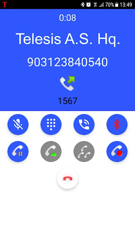 Capturas de pantalla de Telesis SIP VoIP Softphone