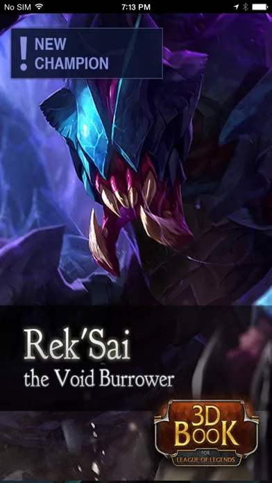 3D book for League of Legends Screenshots