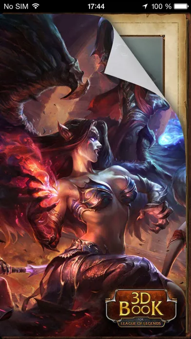 3D book for League of Legends Screenshots