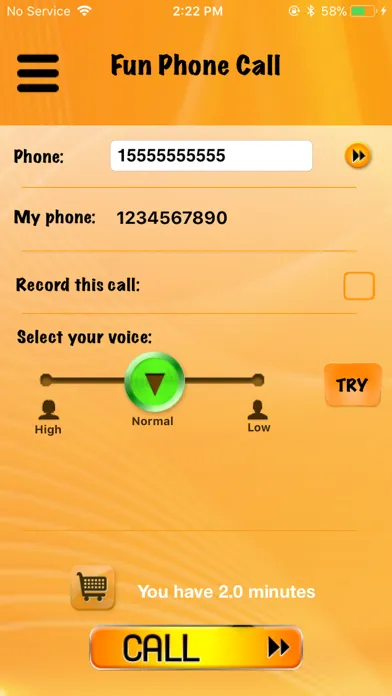Fun Phone Call - IntCall Screenshots