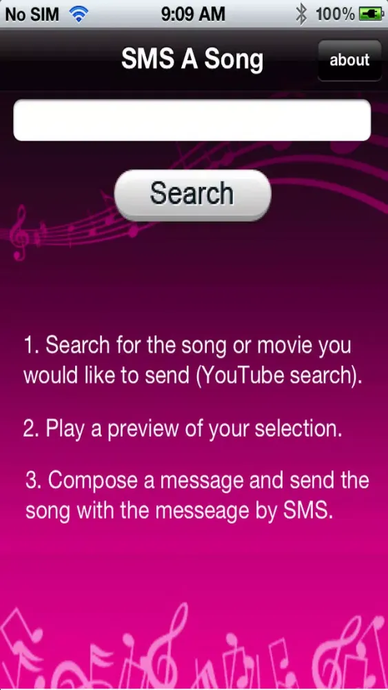 SMS A Song - IntCall Ekran Görüntüleri