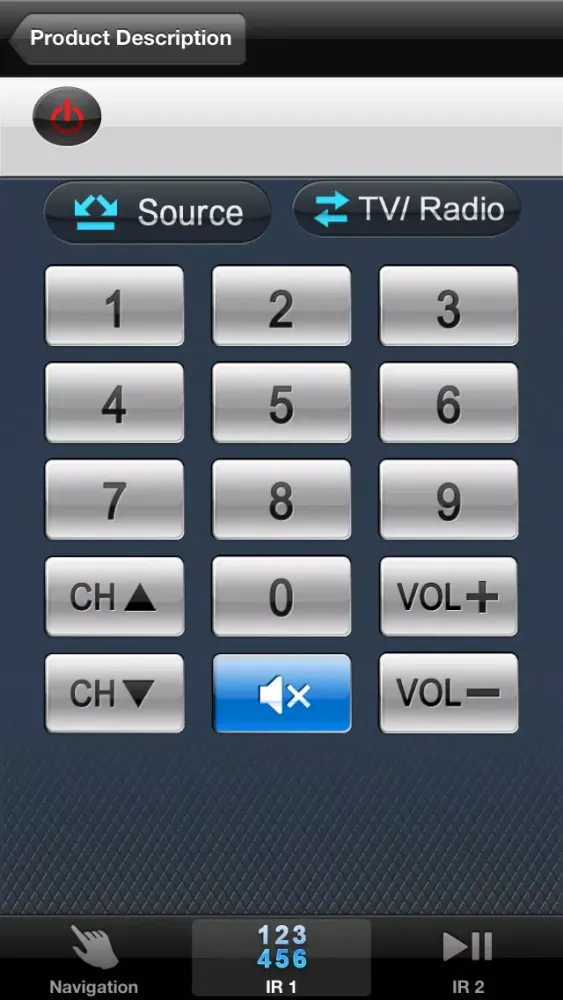 Tangkapan skrin TELESTAR TD Control