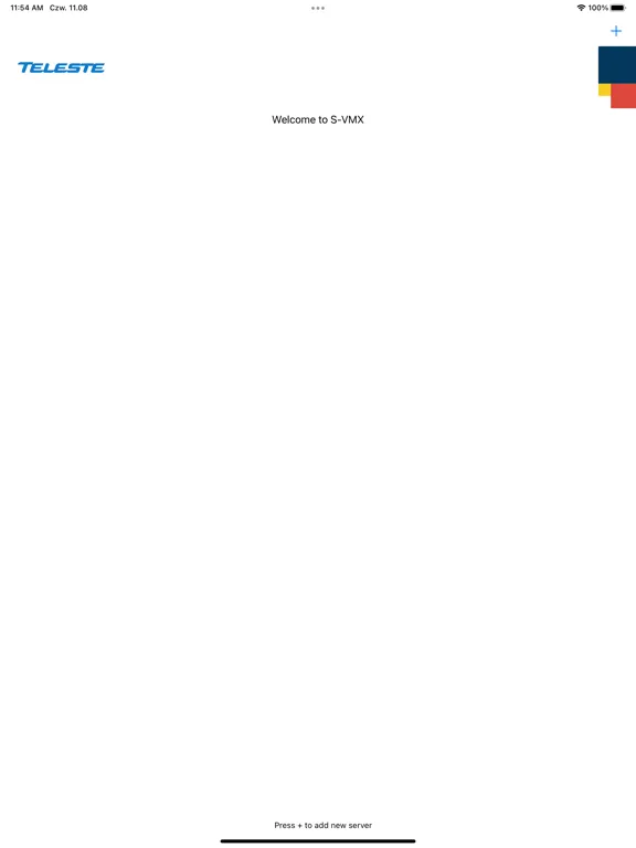 Tangkapan skrin S-VMX Client Mobile iPad 