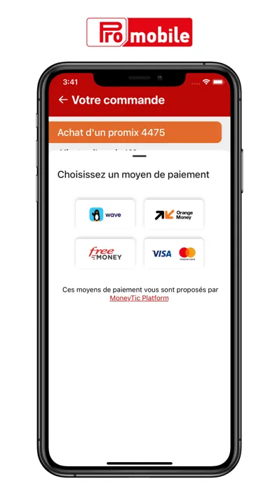 Ảnh chụp màn hình của Promobile SN