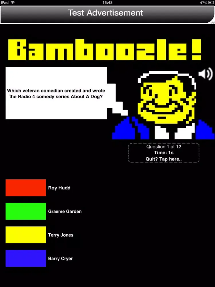 Captures d'écran de Bamboozle! - The Classic Teletext Quiz Game iPad 
