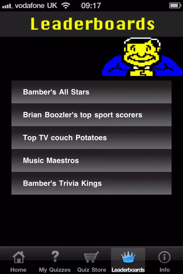 Captures d'écran de Bamboozle! - The Classic Teletext Quiz Game