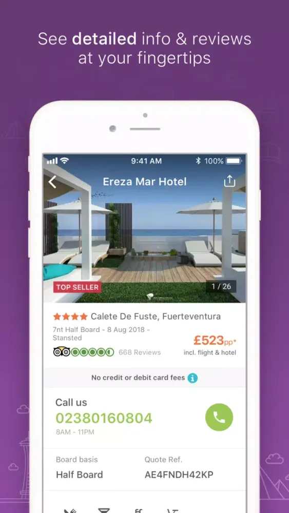 Teletext Holidays Travel App سکرین شاٹس