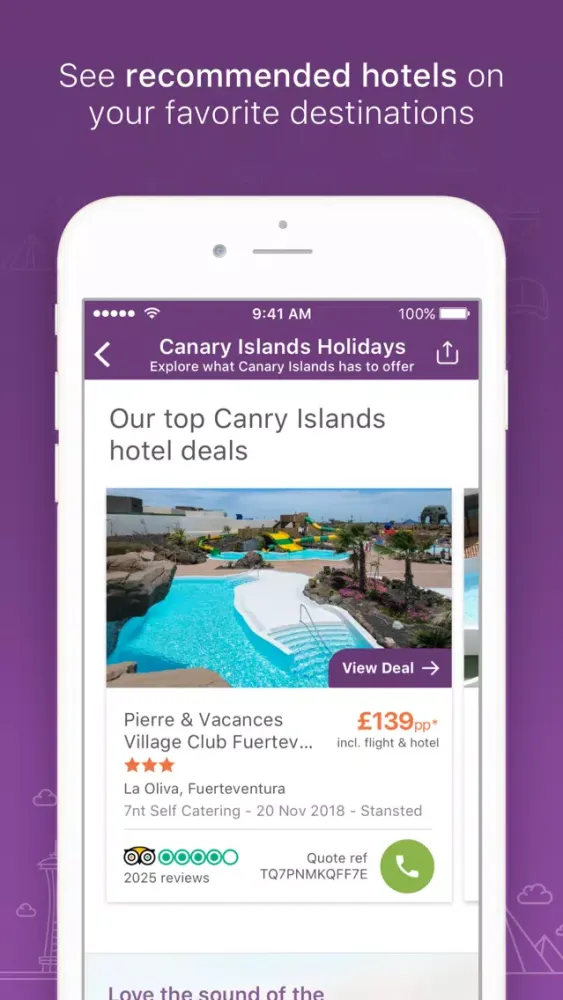 Teletext Holidays Travel App سکرین شاٹس
