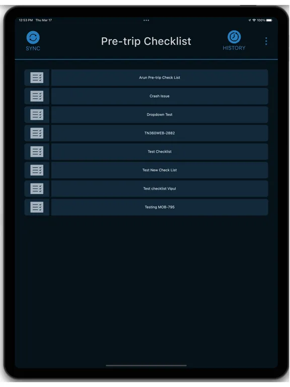 TN360 Inspections iPad  스크린샷