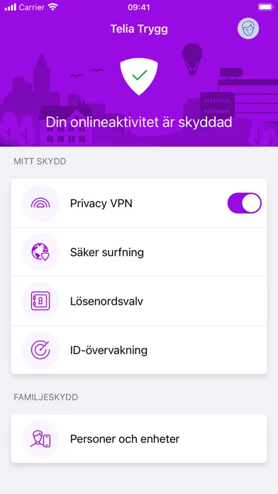 Telia Trygg سکرین شاٹس