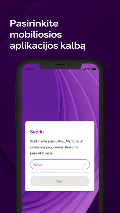 Tangkapan skrin Mano Telia
