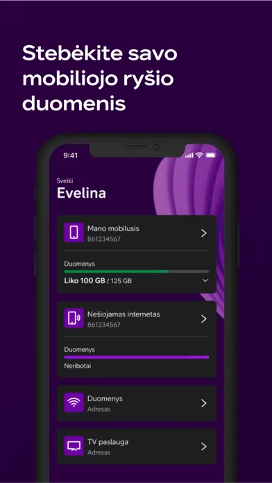 Tangkapan skrin Mano Telia
