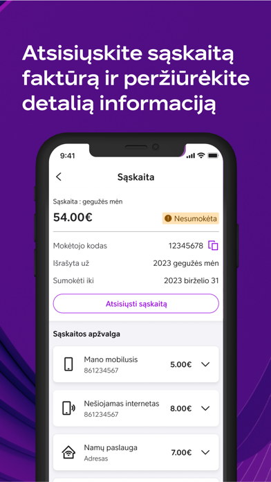 Tangkapan skrin Mano Telia
