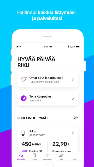 Tangkapan skrin Minun Telia