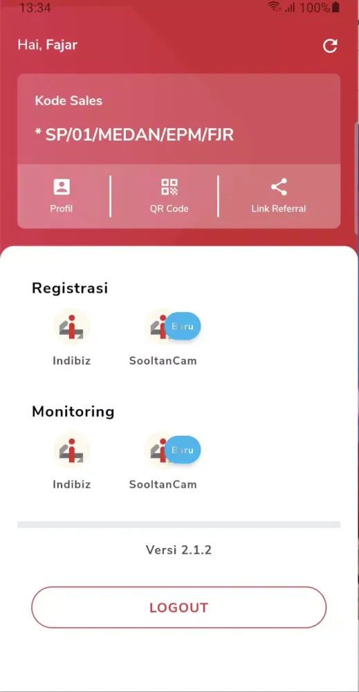 Zrzuty ekranu myIndibiz partner