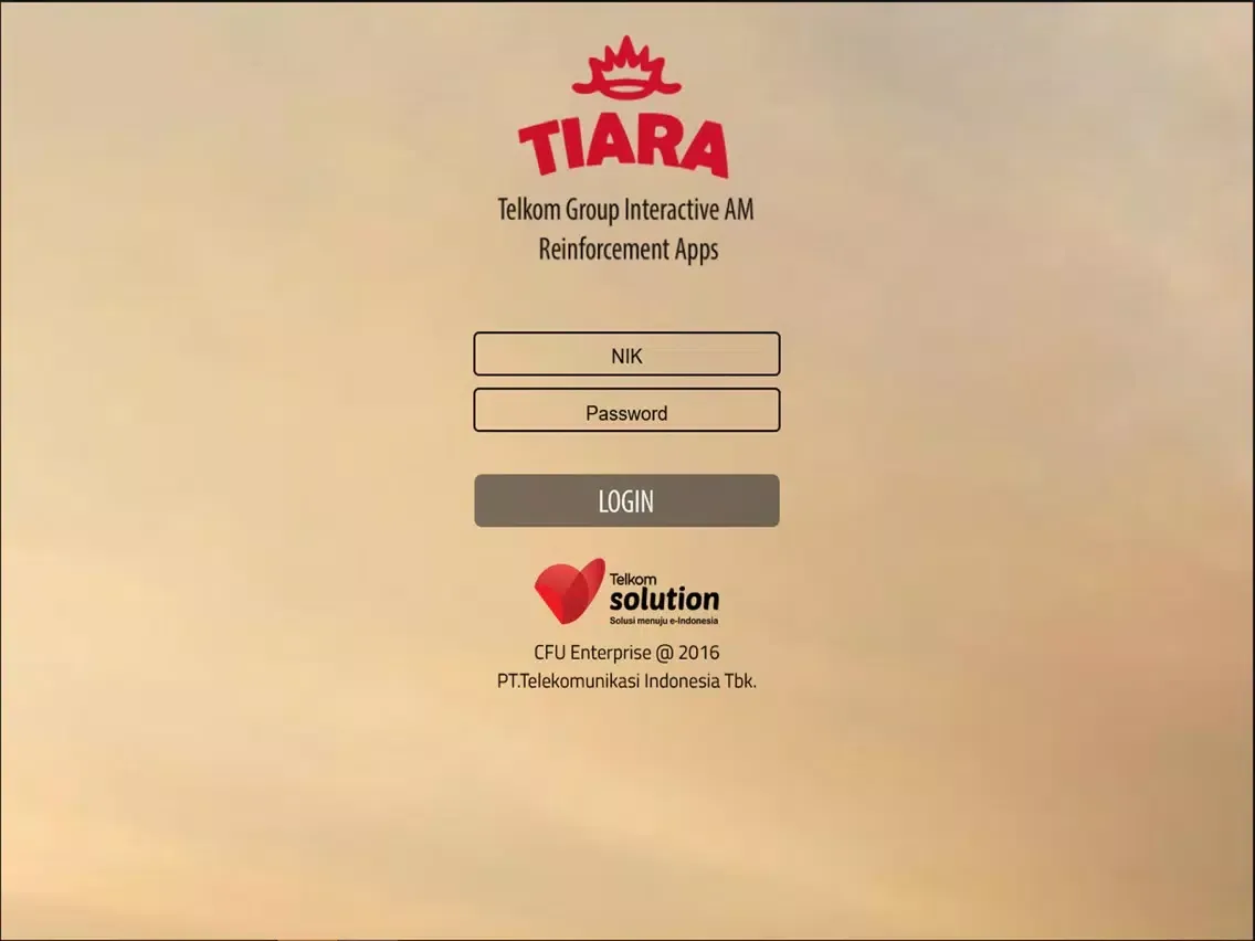 ภาพหน้าจอของ TIARA Mobile iPad 