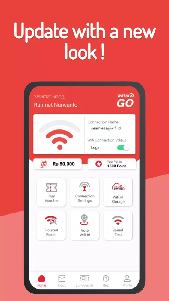Captures d'écran de wifi.id GO