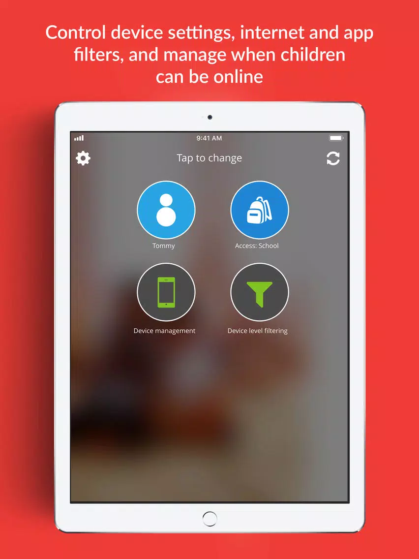 Tangkapan skrin Family Protect Child iPad 