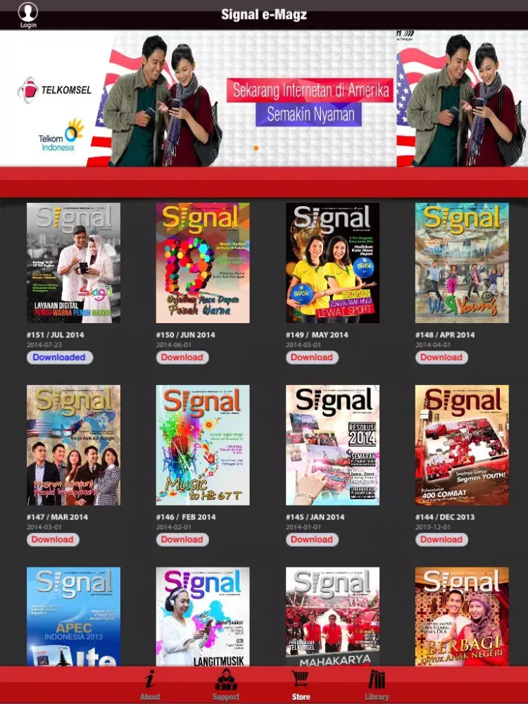 Signal e-Magz iPad  स्क्रीनशॉट
