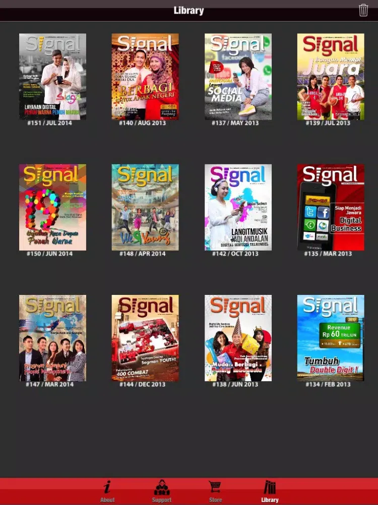 Signal e-Magz iPad  स्क्रीनशॉट