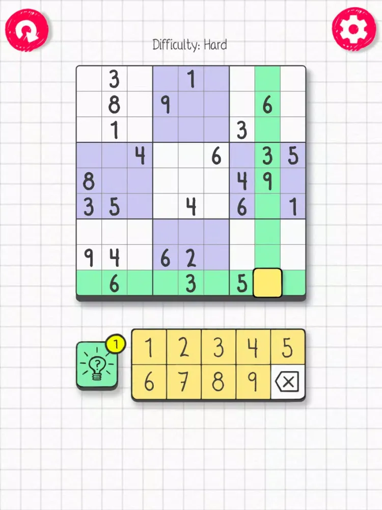 Sudoku in English! iPad  스크린샷
