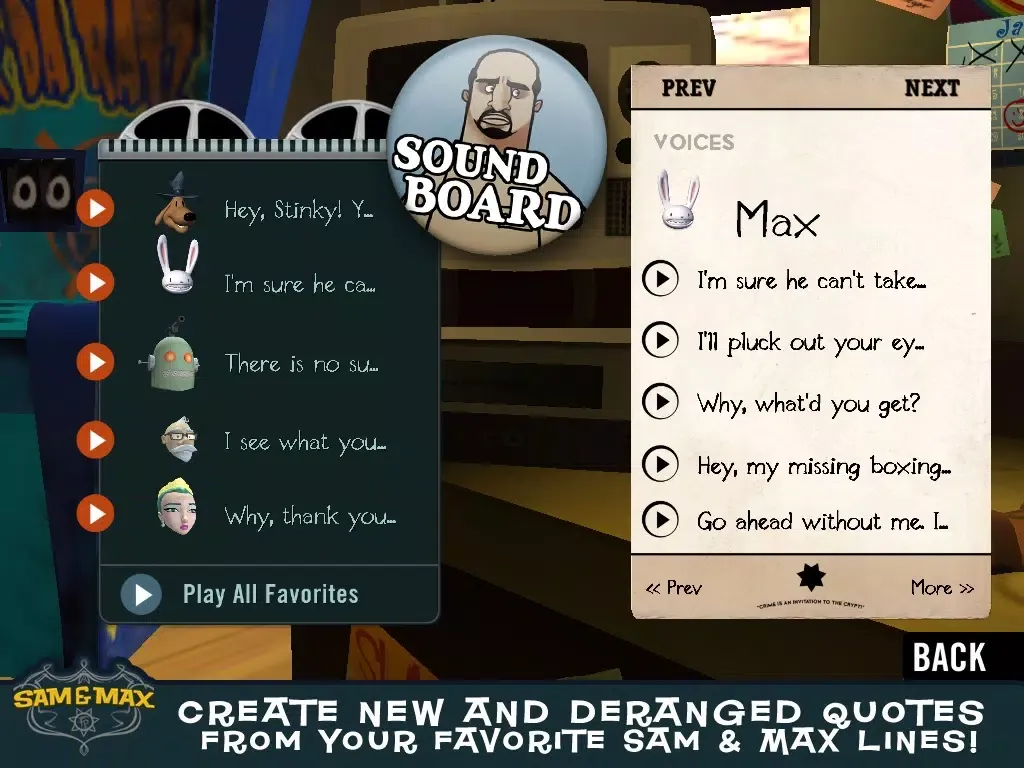 Sam & Max Beyond Time and Space Ep 3 iPad  Screenshots
