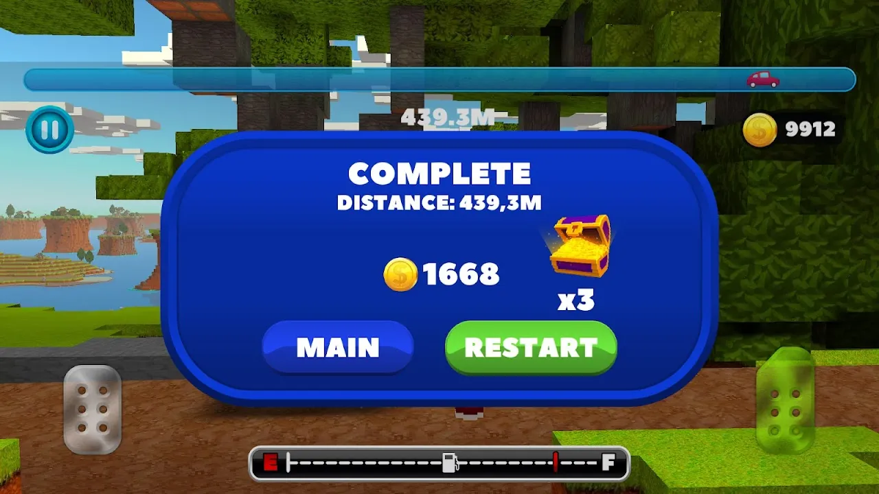 Blocky Rider: Roads Racing Screenshots