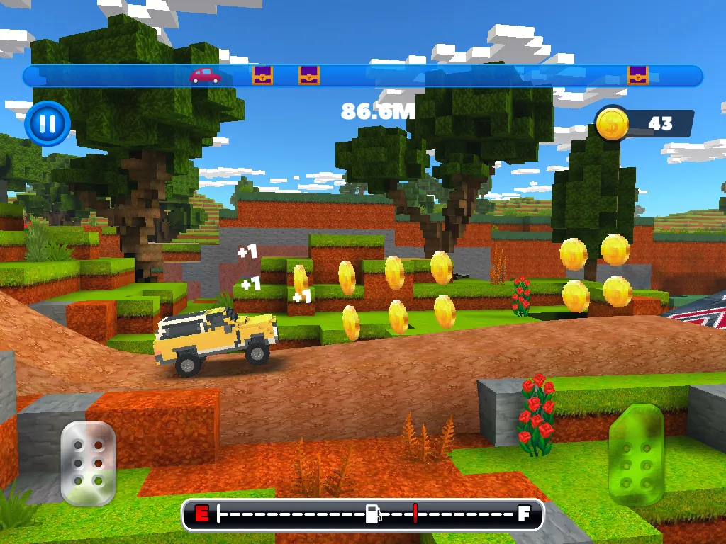 Blocky Rider: Roads Racing Screenshots