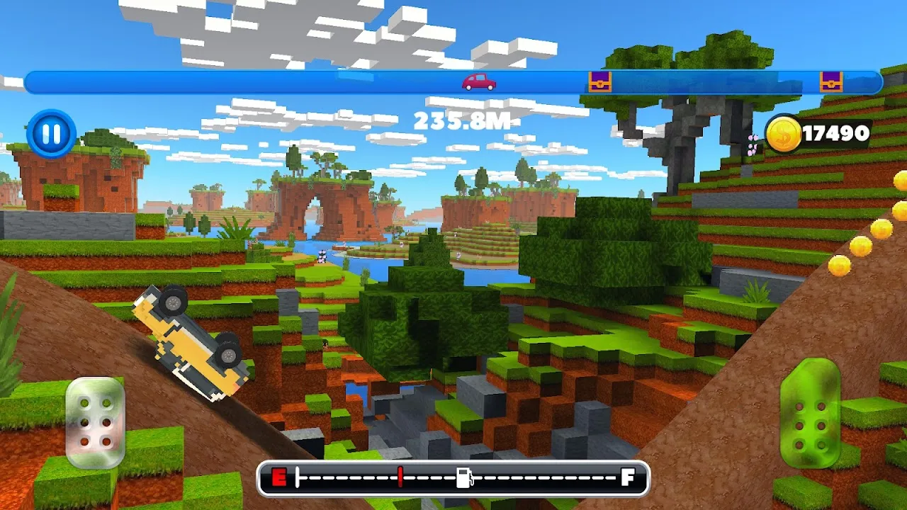 Blocky Rider: Roads Racing Screenshots