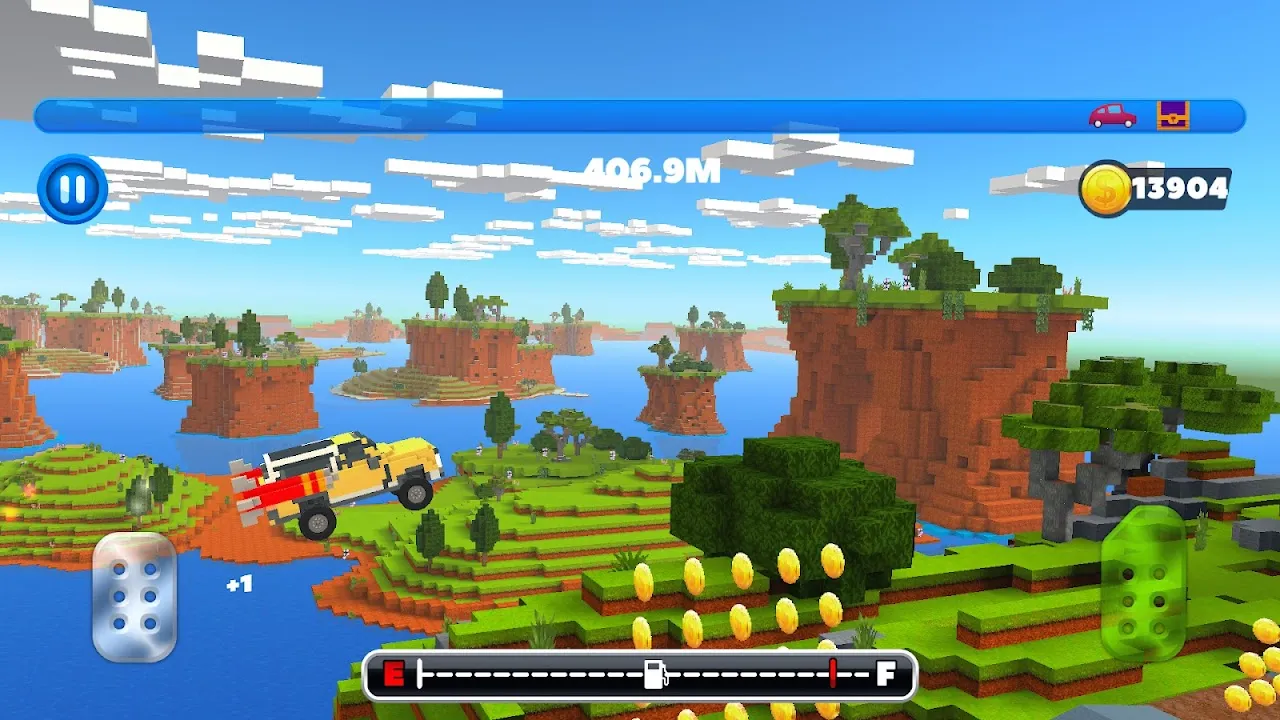 Blocky Rider: Roads Racing Screenshots