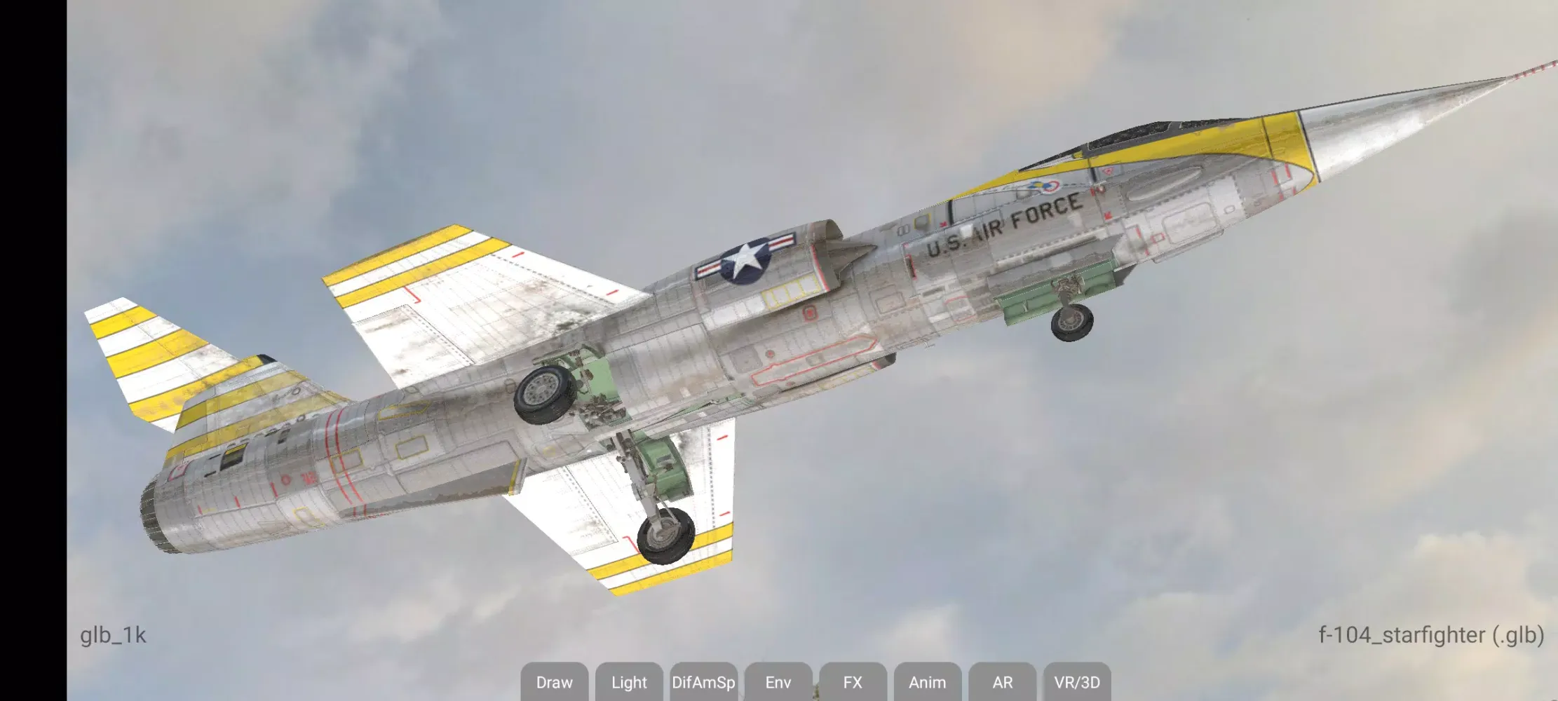 3D AR/VR/MR/XR Model Viewer Screenshots