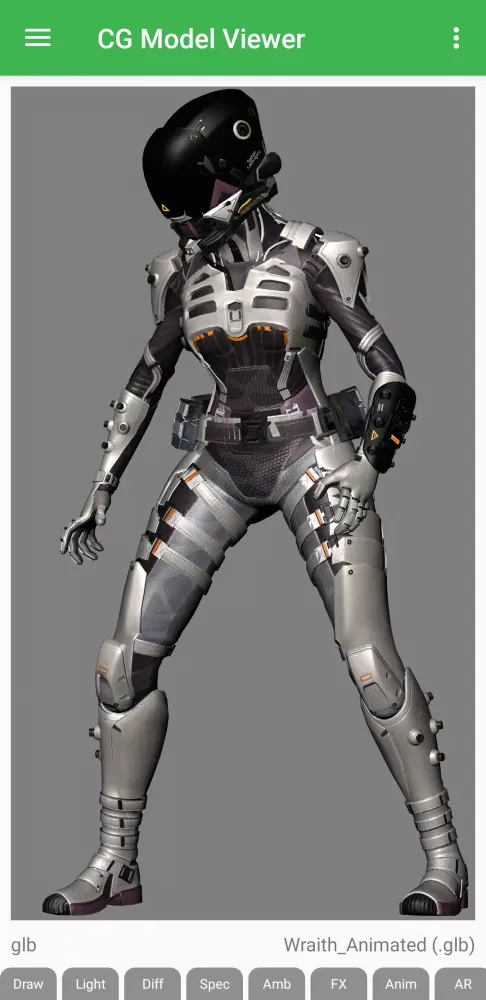 3D AR/VR/MR/XR Model Viewer Screenshots
