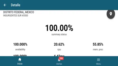 Captures d'écran de CNOC APP TELMEX