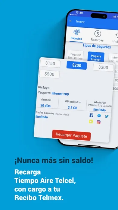 Скриншоты Telmex