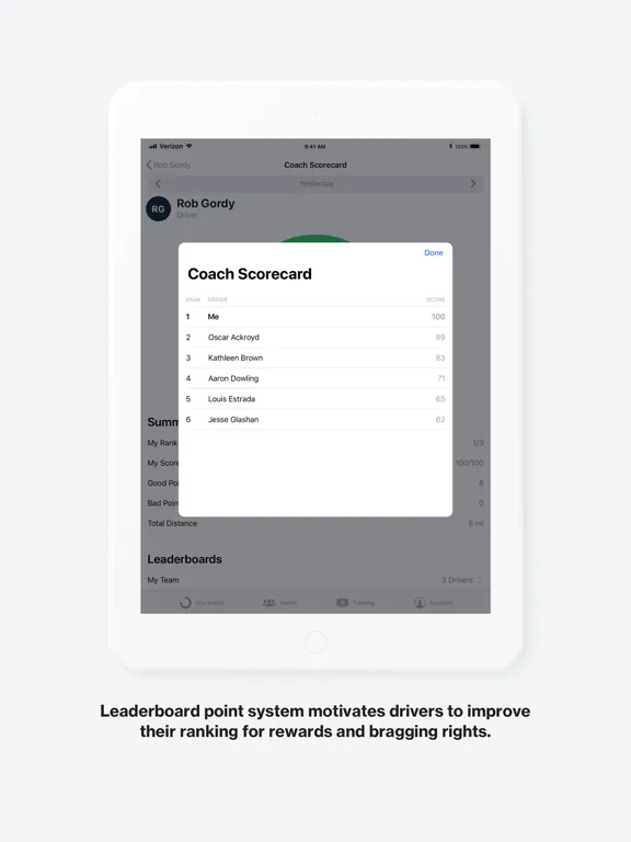 Скриншоты Coach by Verizon Connect iPad 