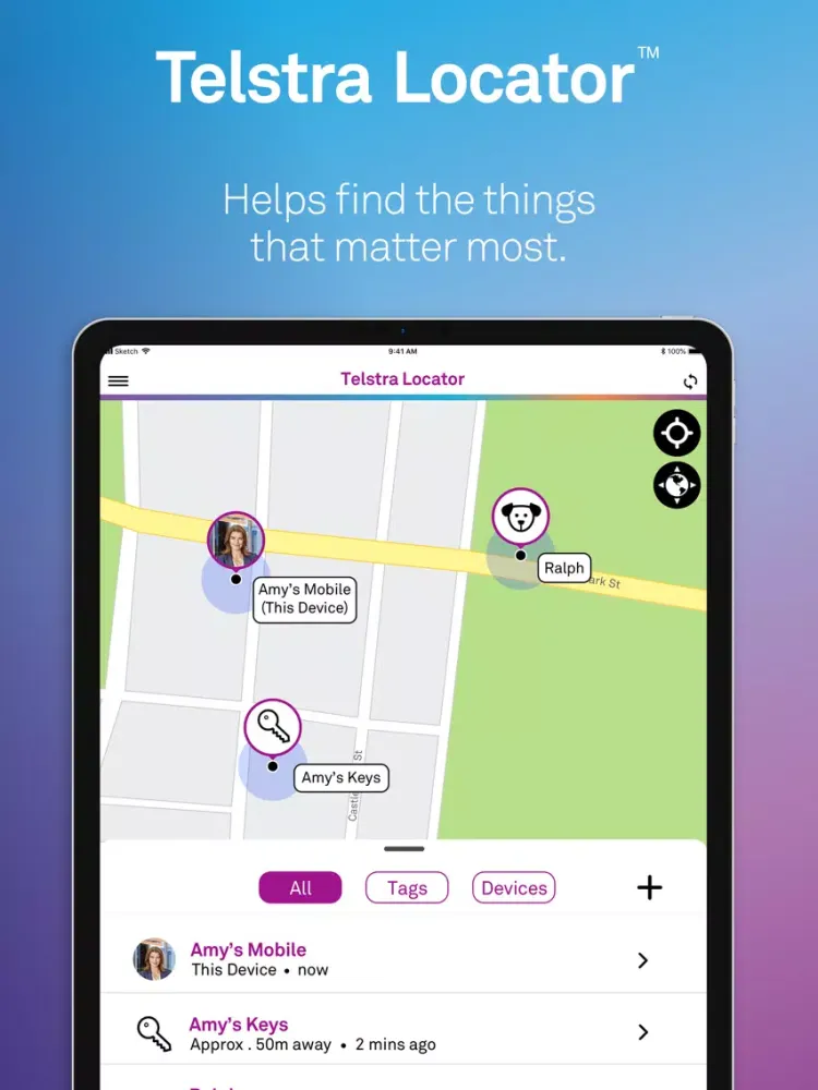 Telstra Locator iPad  스크린샷