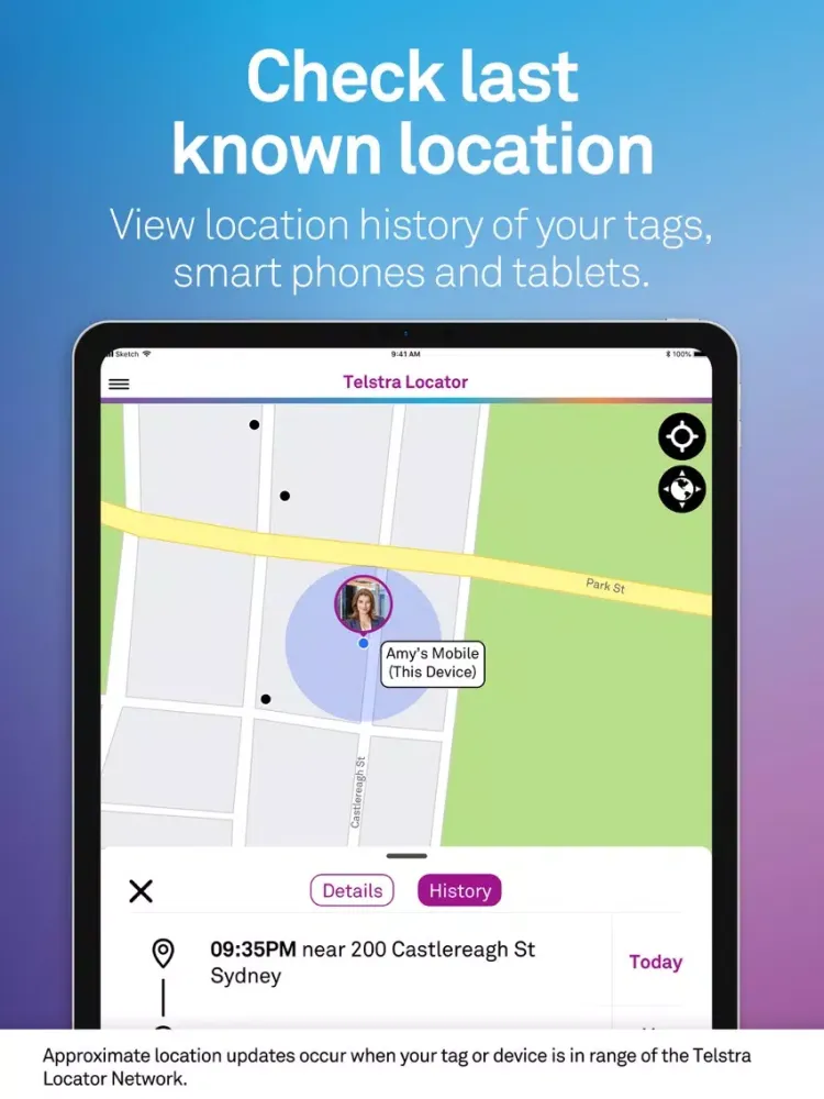 Telstra Locator iPad  스크린샷