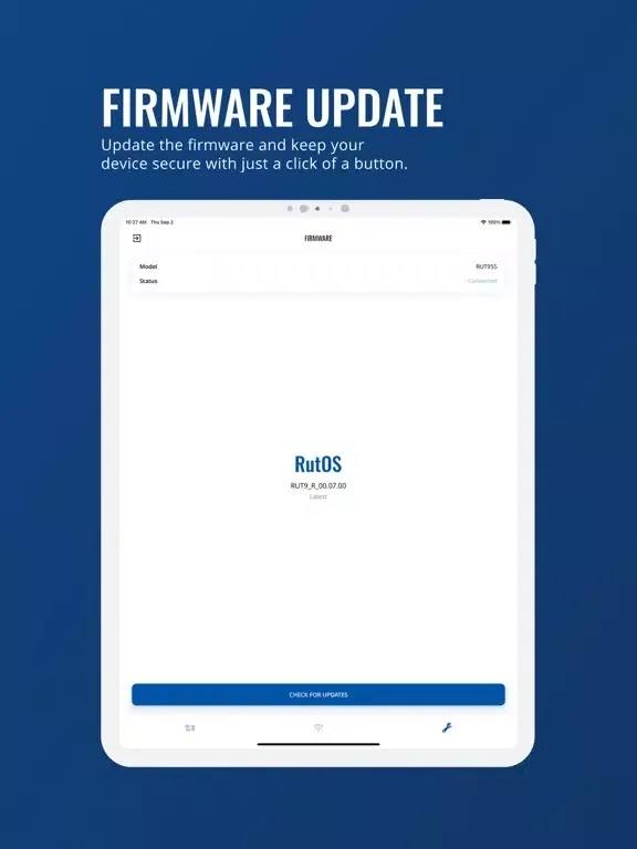 Скриншоты Teltonika WIFI iPad 