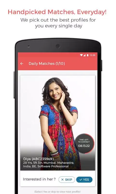 Capturas de tela do Telugu Brahmin Matrimony App