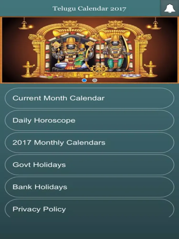 Zrzuty ekranu Telugu Calendar 2017 with Horoscope iPad 