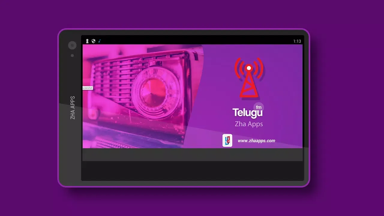 Tangkapan layar Telugu FM